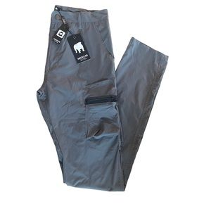 American Stitch men’s cargo slim fit lightweight multi pocket straight leg pants